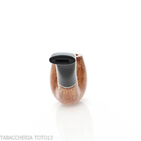 Pipa Billiard curva in radica chiara - Pipe