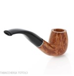 Pipa Billiard curva in radica chiara - Pipe