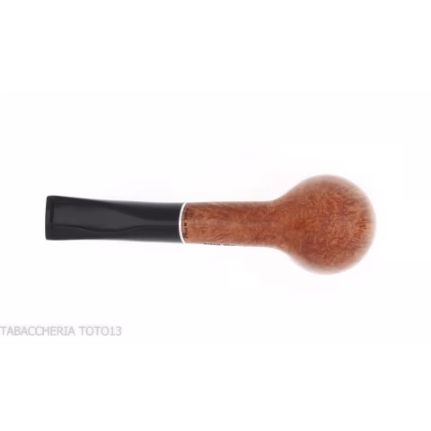 Semi-curved Diplomat-shaped pipe in light briar-Milano pipe