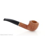 Semi-curved Diplomat-shaped pipe in light briar-Milano pipe