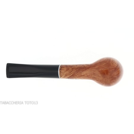 Pipa Billiard dritta in radica naturale lucida - Pipe