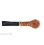 Pipa Billiard dritta in radica naturale lucida - Pipe
