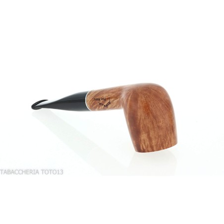 Pipa Billiard dritta in radica naturale lucida - Pipe