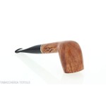 Pipa Billiard dritta in radica naturale lucida - Pipe