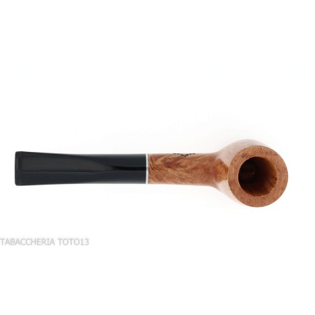Pipa Billiard dritta in radica naturale lucida - Pipe