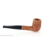 Pipa Billiard dritta in radica naturale lucida - Pipe