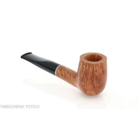 Pipa Billiard dritta in radica naturale lucida - Pipe