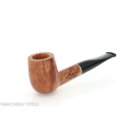 Pipa Billiard dritta in radica naturale lucida - Pipe