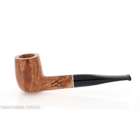 Pipa Billiard dritta in radica naturale lucida - Pipe