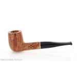 Pipa Billiard dritta in radica naturale lucida - Pipe