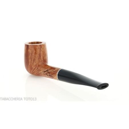 Pipa Billiard dritta in radica naturale lucida - Pipe