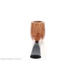 Pipa Billiard dritta in radica naturale lucida - Pipe