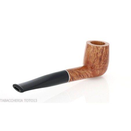 Pipa Billiard dritta in radica naturale lucida - Pipe