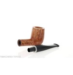 Pipa Billiard dritta in radica naturale lucida - Pipe