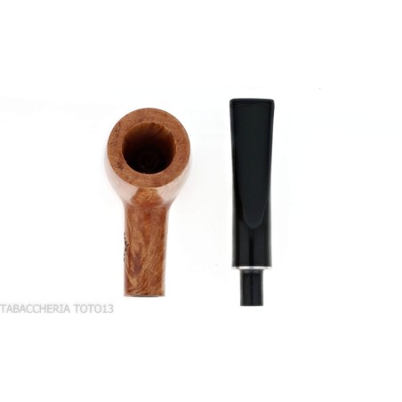 Pipa Billiard dritta in radica naturale lucida - Pipe