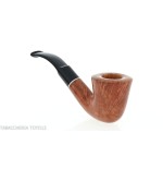 Pipa Dublin curvada en brezo natural brillante - Pipas de Tabaco
