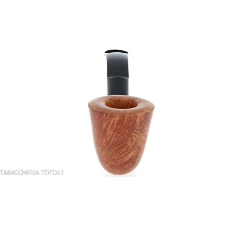 Pipa Dublin curvada en brezo natural brillante - Pipas de Tabaco