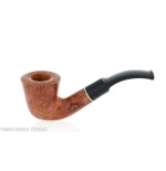 Pipa Dublin curvada en brezo natural brillante - Pipas de Tabaco