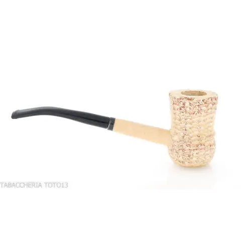 Missouri Meerschaum great Dane pipa in pannocchia curva - Pipe