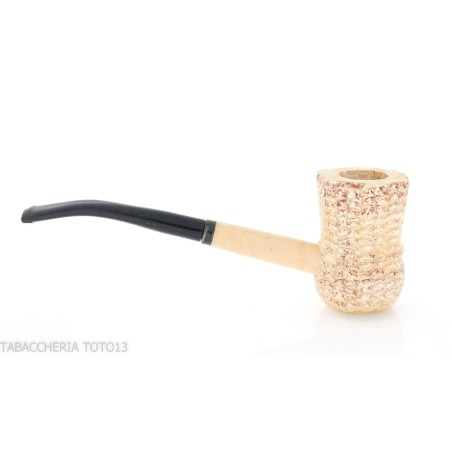 Missouri Meerschaum great Dane pipe à fumer pour le tabac dans du maïs incurvé - Pipe Pour le Tabac - Cob
