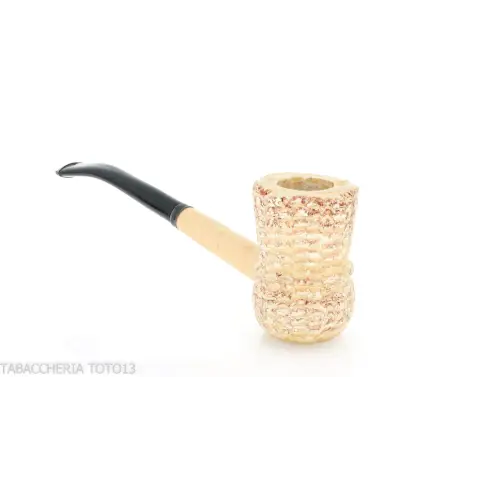 Missouri Meerschaum great Dane pipa in pannocchia curva - Pipe