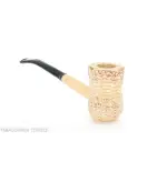 Missouri Meerschaum great Dane pipa in pannocchia curva - Pipe