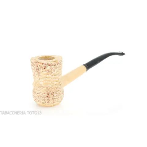 Missouri Meerschaum great Dane pipa in pannocchia curva - Pipe