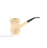 Missouri Meerschaum great Dane pipa in pannocchia curva - Pipe