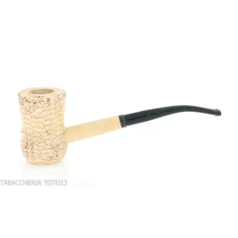 Missouri Meerschaum great Dane pipa in pannocchia curva - Pipe