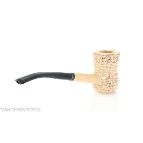 Missouri Meerschaum great Dane pipa in pannocchia curva - Pipe