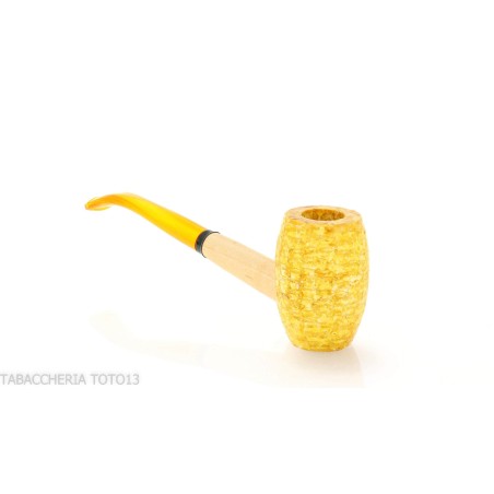 Pipa de maíz en la curva del modelo Missouri Mizzou doblado sin filtro - Pipas de Tabaco
