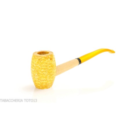 Corncob pipe Missouri model curve Mizzou Bent without filter - Tobacco Pipes