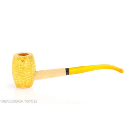 Corncob pipe Missouri model curve Mizzou Bent without filter - Tobacco Pipes
