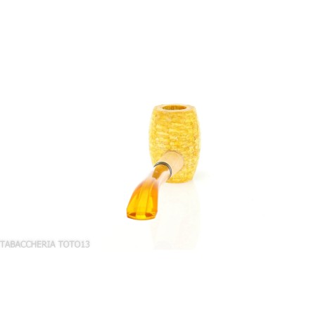 Pipa de maíz en la curva del modelo Missouri Mizzou doblado sin filtro - Pipas de Tabaco