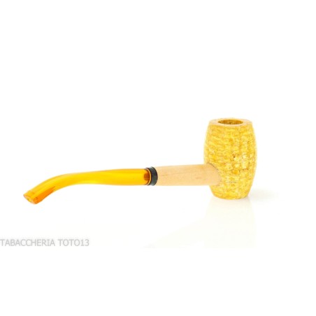 Corncob pipe Missouri model curve Mizzou Bent without filter - Tobacco Pipes