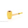 Missouri corncob pipe in straight model Mizzou Bent without filter - Missouri Meerschaum Company