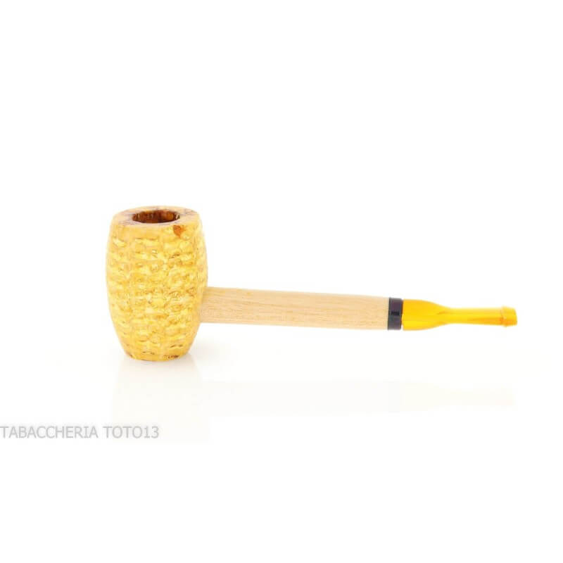 Pipe de corncob Missouri dans le modèle linéaire Mizzou Bent sans filtre - Missouri Meerschaum Company