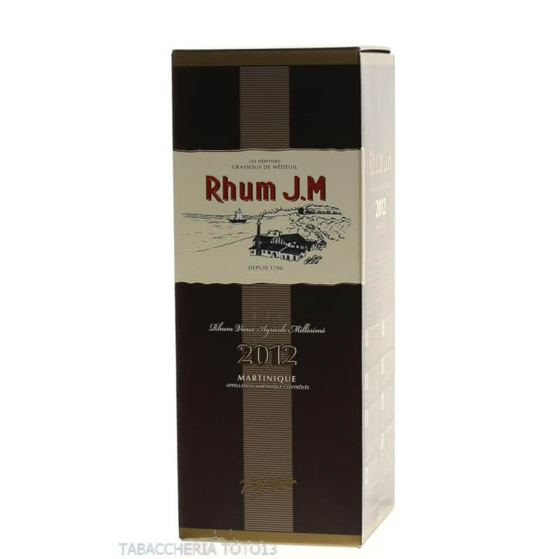 J.M. Rhum Agricole Vieux Millesime' 2012 Vol.42,3% Cl.70 - J.M. Distillery