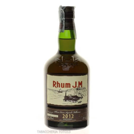 J.M. Rhum Agricole Vieux Millesime' 2012 Vol.42,3% Cl.70 J.M. Distillery Rum