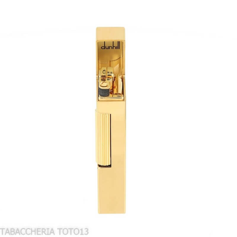 Dunhill Rollagas lighter black lacquer and gold marks - Dunhill - The white spot