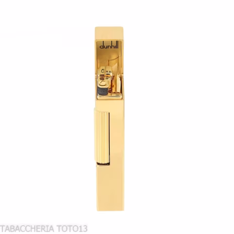 Dunhill Rollagas leichter schwarzer Lack und goldene Markierungen - Feuerzeuge