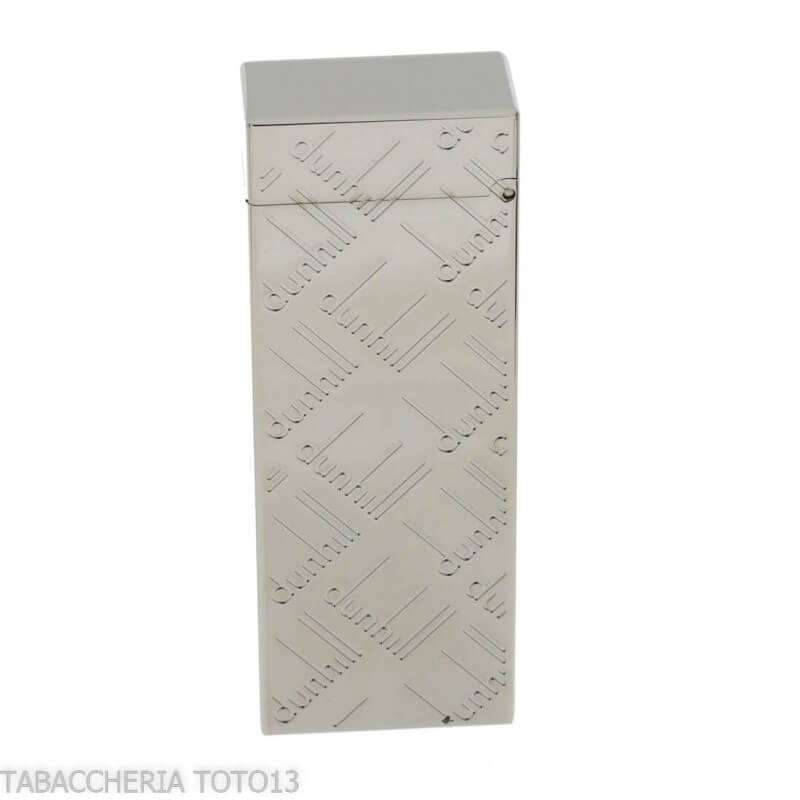 Encendedor Dunhill Rollagas chapado en paladio logotipo abstracto grabados - Dunhill - The white spot