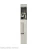 Briquet Dunhill Rollagas plaqué palladium gravures abstraites logo - Dunhill - The white spot