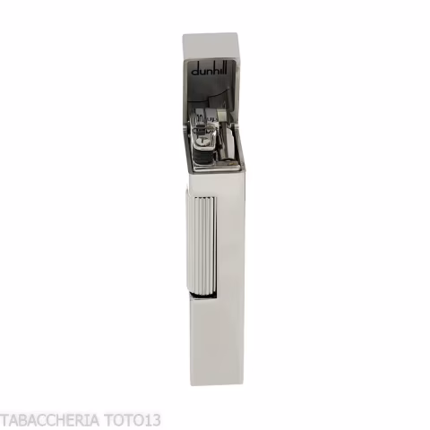 Dunhill Rollagas lighter black lacquer and palladium logo - Lighters - Metal