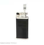 Dunhill Unique lighter palladium plated and black lacquer - Lighters - Metal