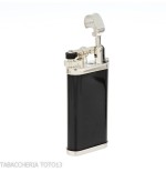 Dunhill Unique lighter palladium plated and black lacquer - Lighters - Metal