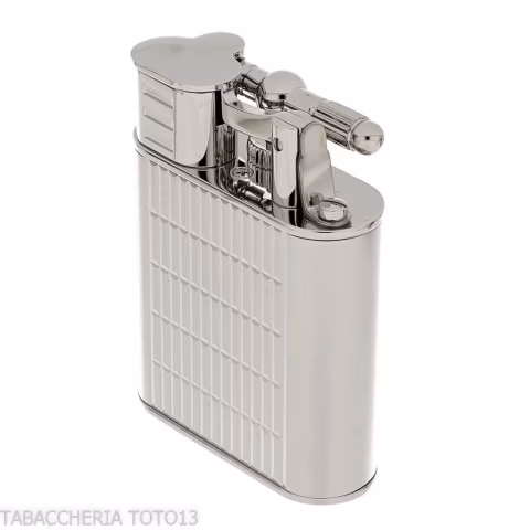 Accendino Dunhill Unique Jet Flame placcato palladio satinato - Accendini