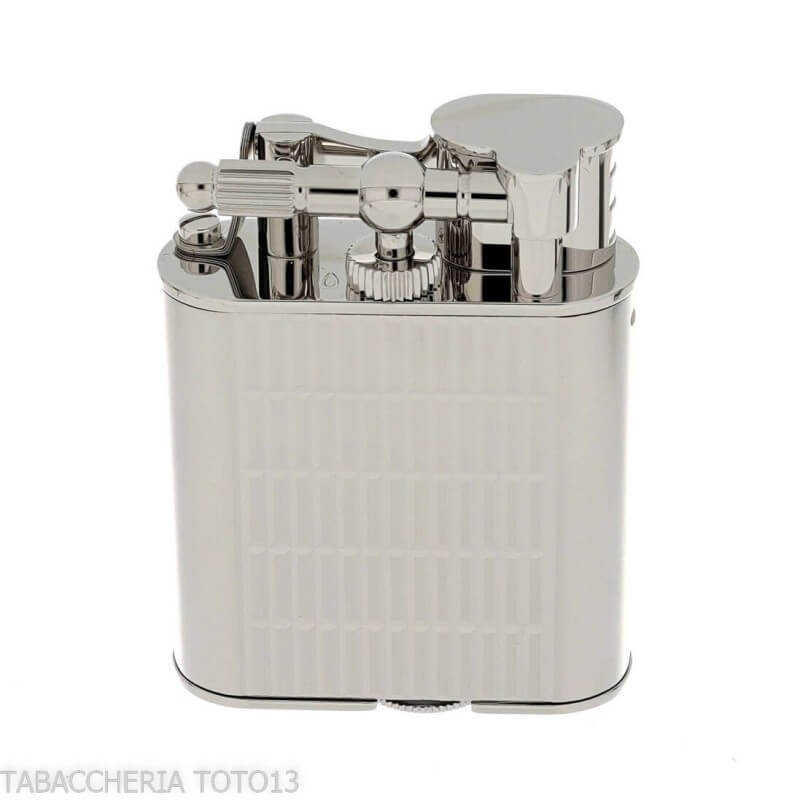 Dunhill Unique Jet Flame Feuerzeug mit satinierter Palladiumbeschichtung - Dunhill - The white spot