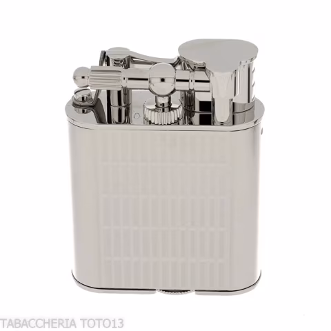 Accendino Dunhill Unique Jet Flame placcato palladio satinato - Accendini
