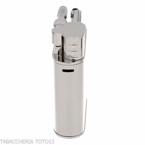Dunhill Unique Jet Flame Satin Palladium Plated Lighter - Lighters - Metal